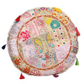 Patchwork Yogakissen Lali Mittel - Beige
