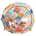 Patchwork Yogakissen Lali Groß - Beige