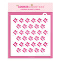 Peppermint Swirls Stencil