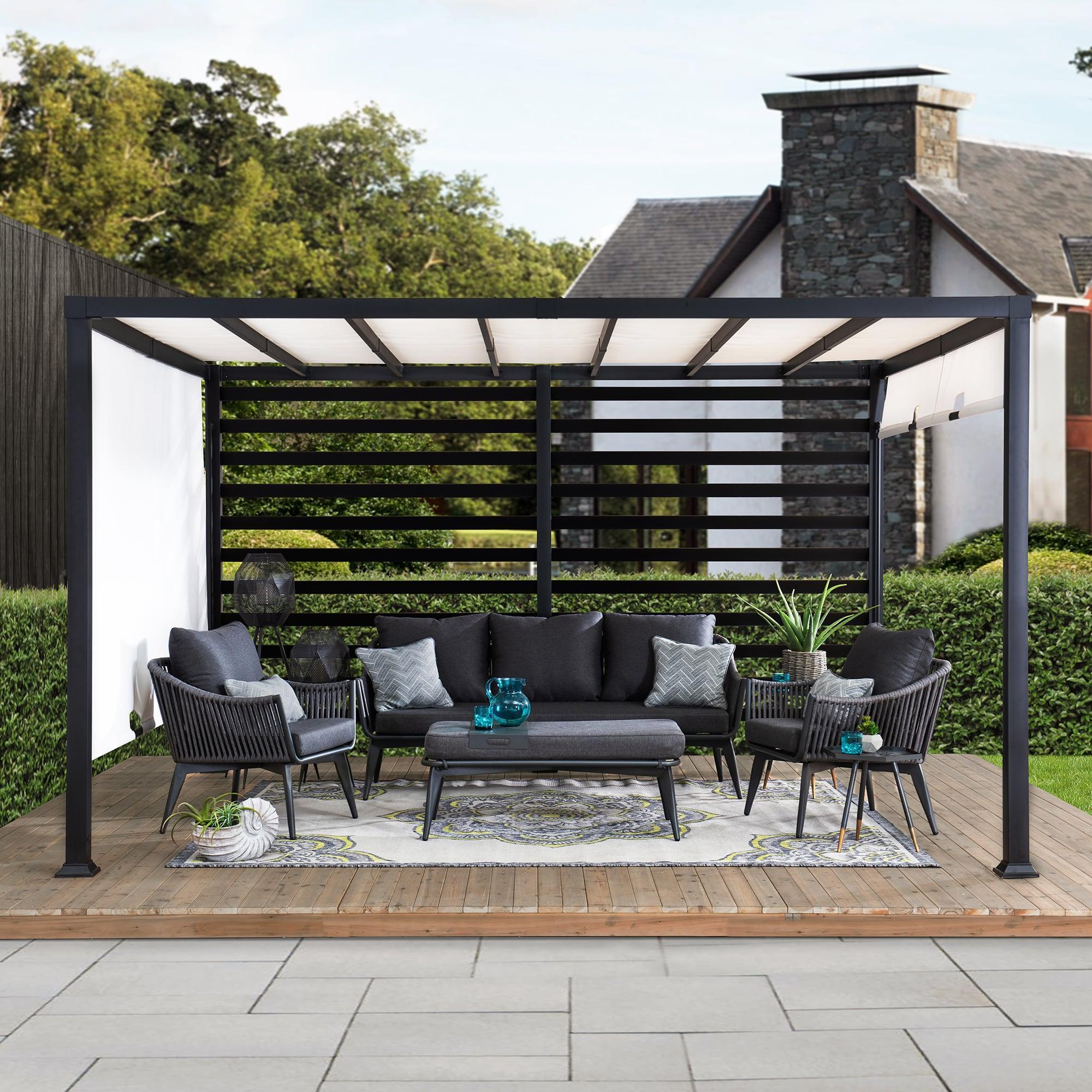 OETA Steel Pergola - 304cm x 372cm