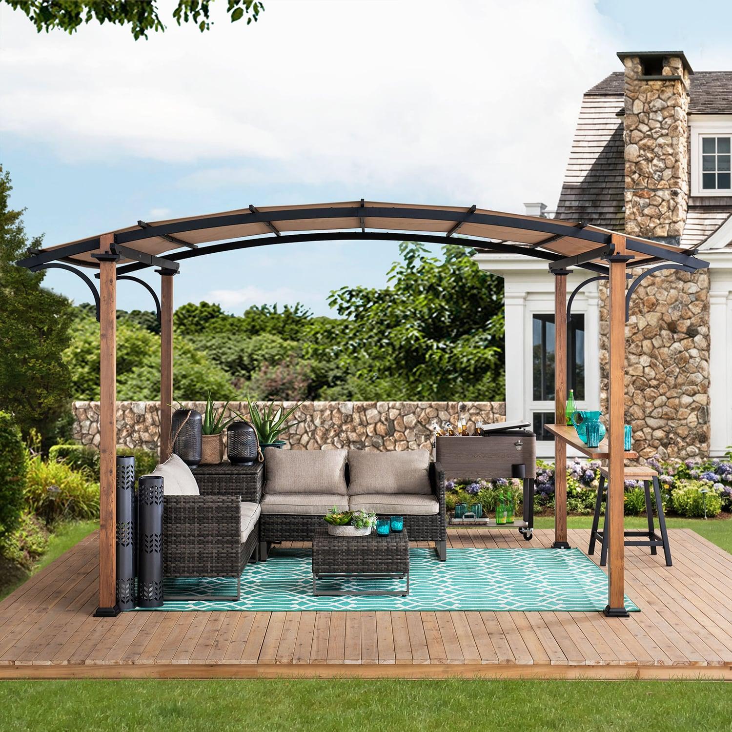 SKUTA Steel Pergola - 259cm x 406cm