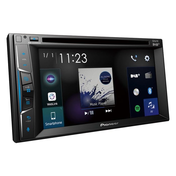 Pioneer AVH-Z3200DAB Double Din 6.2" Clear Type Resistive Multi-touchscreen Multimedia Player