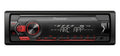 Pioneer MVH-S120UB Mechless Car Stereo RDS tuner with USB and AUX in Red Illumination