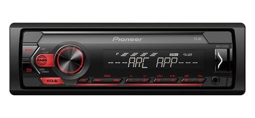 Pioneer MVH-S120UB Mechless Car Stereo RDS tuner with USB and AUX in Red Illumination
