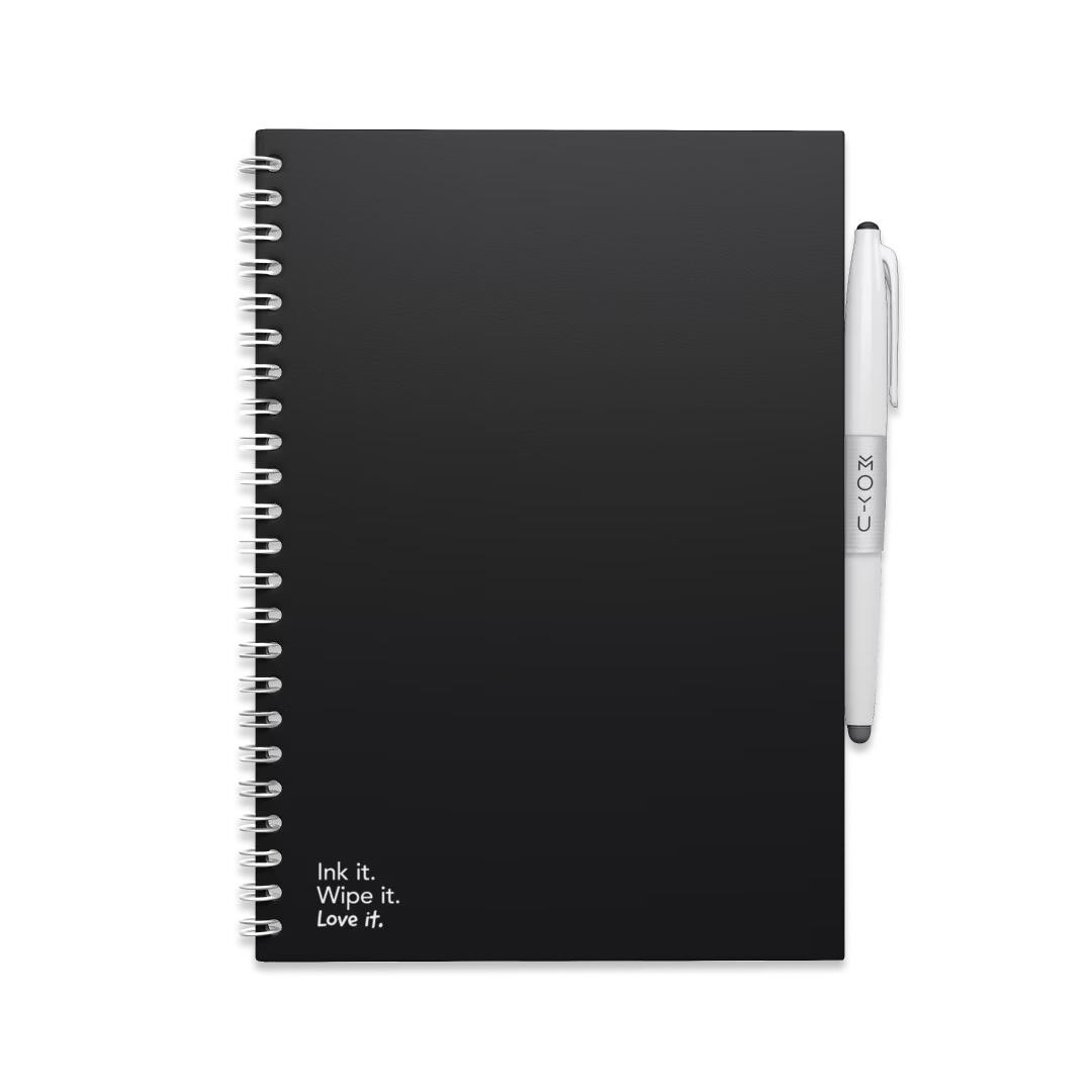 Erasable Notebook A5 - Pitch Black - Hardcover / A5