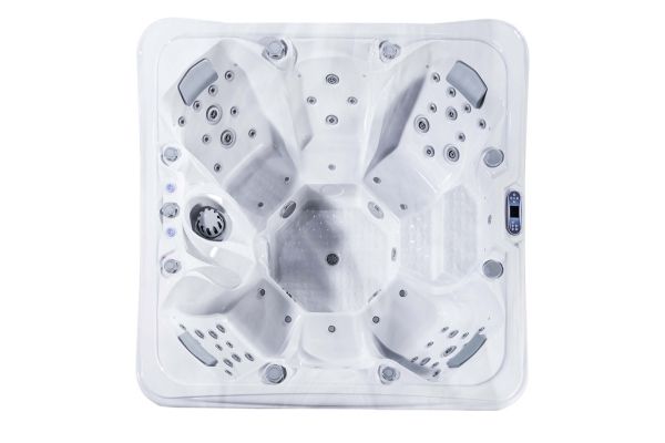 Platinum 10 | 7-Person Luxury Hot Tub - Sterling Silver