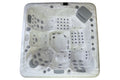 Platinum 8 | 5-Person Luxury Hot Tub - Sterling Silver / Grey