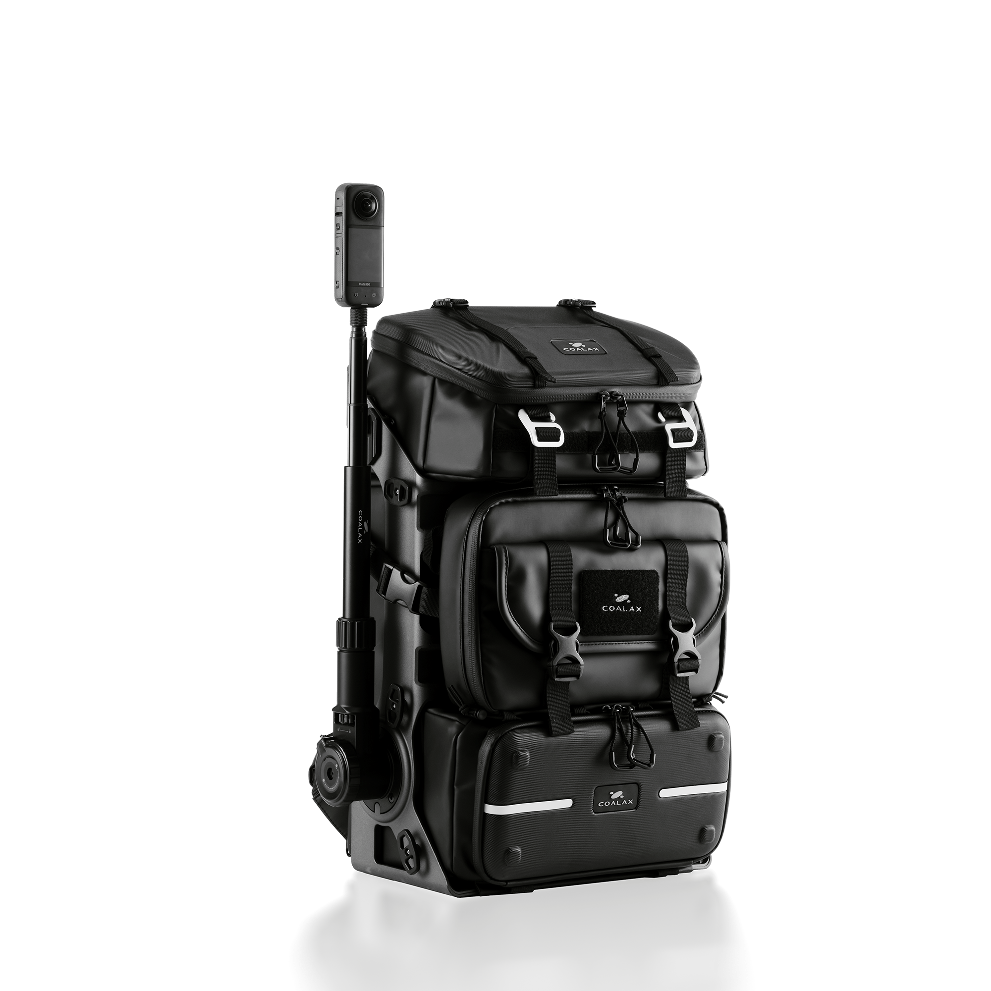 Lancer Modular Camera Backpack with 35L large Capacity - Black