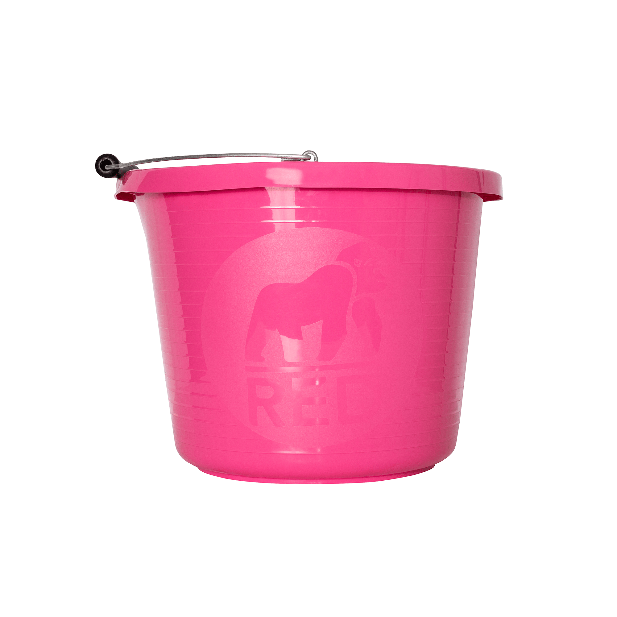 Premium Bucket 15 Litres | Heavy Duty Recyclable Plastic Bucket for Professional and Everyday Use - Pink