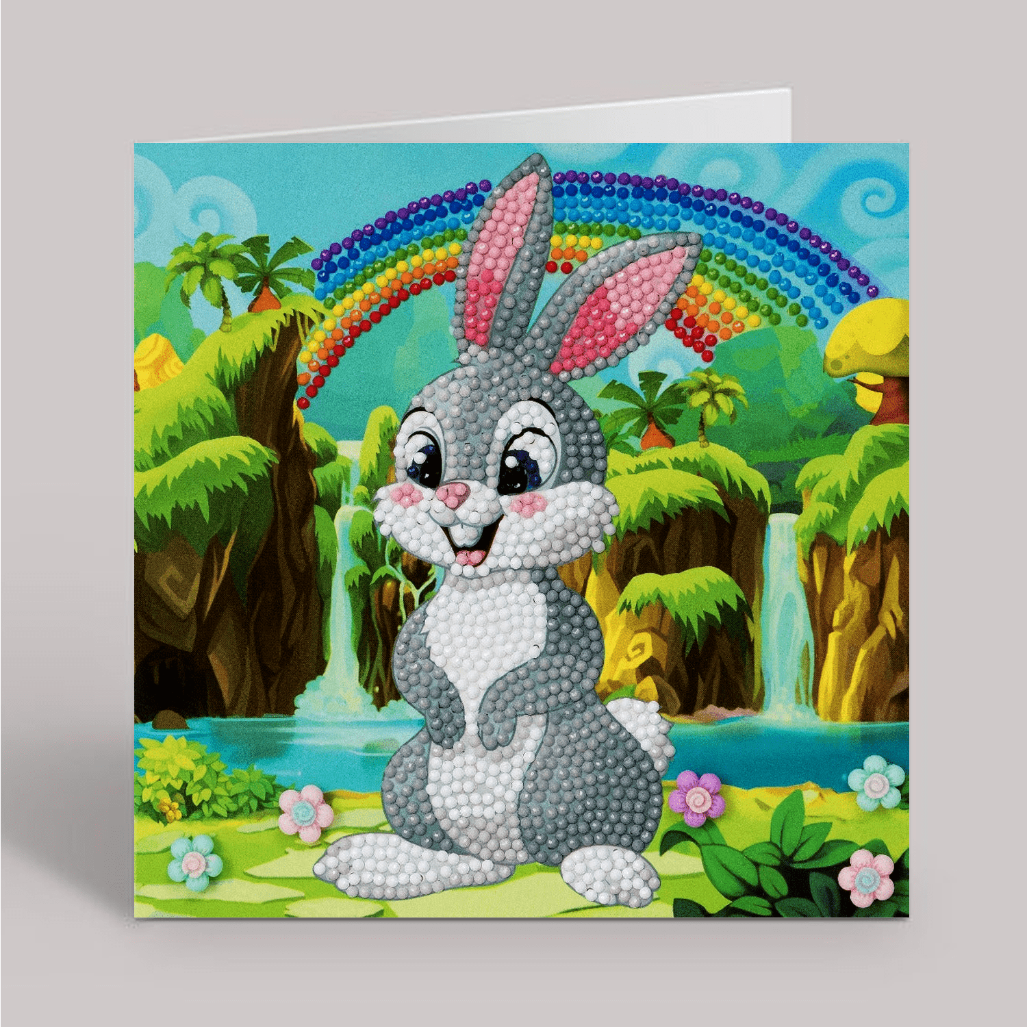 "Rabbit Wonderland" Crystal Card Kit