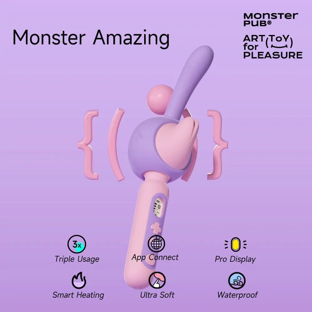 Monster Pub Removable AV Wand Vibrator for C&G-Spot