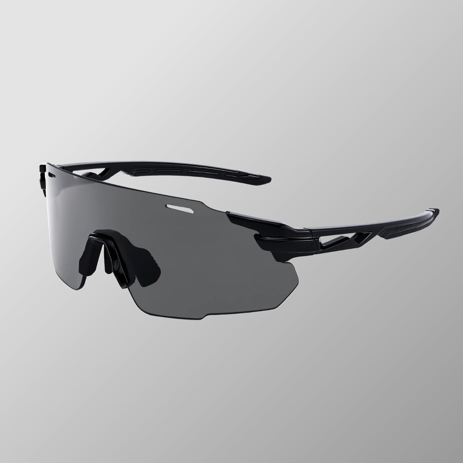 X1 Sport Sunglasses, UV400 Protection - Gray Lens + Black Frames