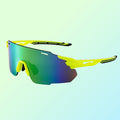 X1 Sport Sunglasses, UV400 Protection - Colorful Green Lens + Green Frames