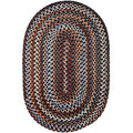 Black Braided Wool Rug - Premium Quality - Handmade in USA - Oval / 3' X 5'