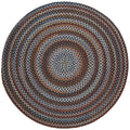 Black Braided Wool Rug - Premium Quality - Handmade in USA - Round / 3'