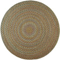 Confetti Bright & Bold 5-Carrier Braided Rug - Dark Taupe - Round / 9'
