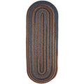 Black Braided Wool Rug - Premium Quality - Handmade in USA - Runner / 2' x 7'