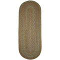 Confetti Bright & Bold 5-Carrier Braided Rug - Dark Taupe - Runner / 2' X 8'