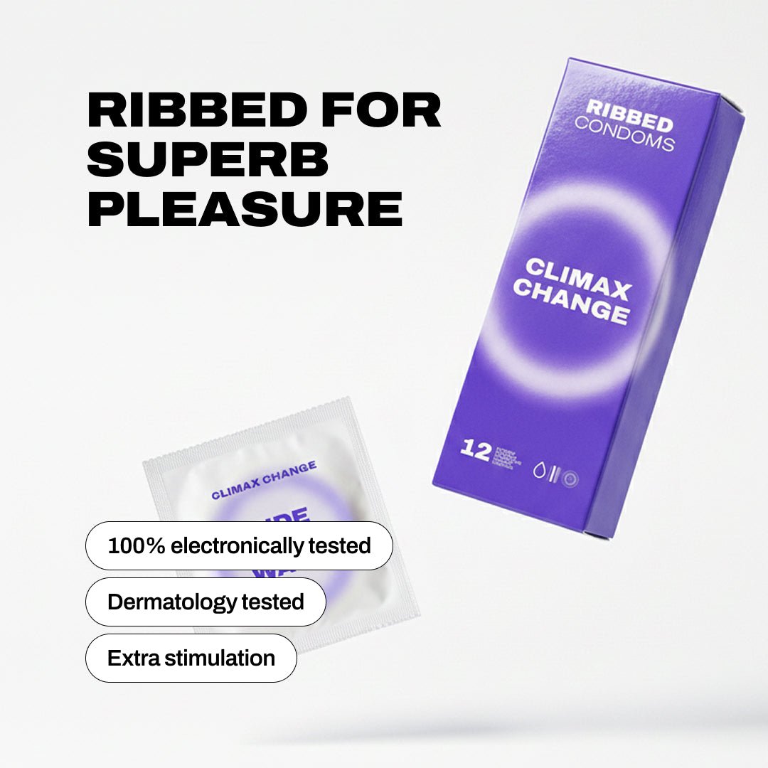 Ribbed Condoms - 12