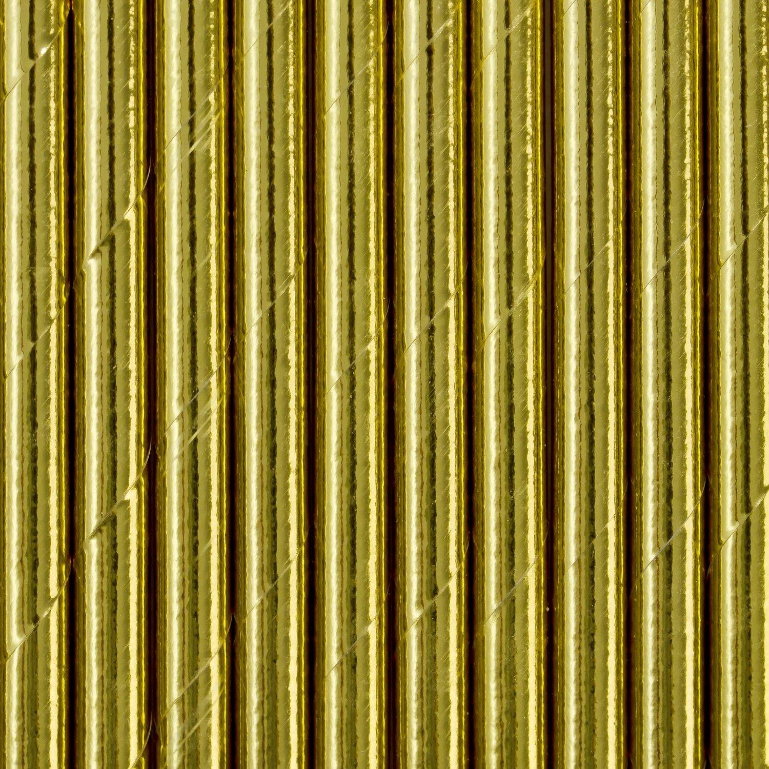 Rietjes goud (10 stuks)