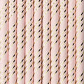 Rietjes roze-goud (10 stuks)