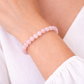 Bracelet Quartz Rose 6 mm – Pierre Naturelle Apaisante