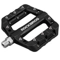 ROCKBROS Fahrradpedale 9/16 Zoll MTB Pedale mit 3 Bearing aus Nylon - Schwarz