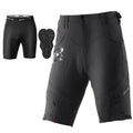 Kurze Atmungsaktive Radhose für Herren (Anti-Stoß) - Schwarz / L