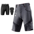 Kurze Atmungsaktive Radhose für Herren (Anti-Stoß) - Grau / 4XL