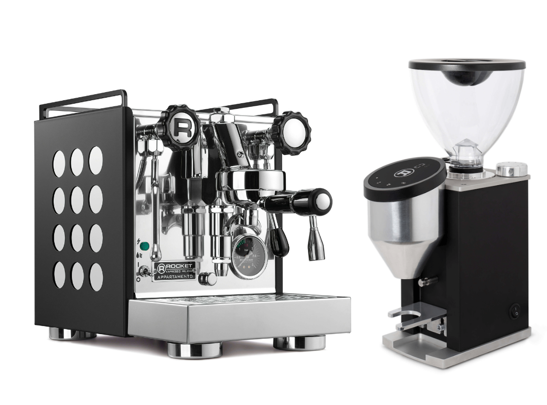Rocket Espresso Appartamento 2.0 Espresso machine + Faustino Grinder package offer