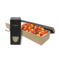 Luxury Orange Rose Box with Dom Perignon - Premium - 24 Roses