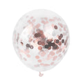 Rosé Confetti Ballonnen (10 stuks / 46 CM)