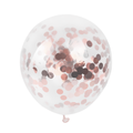Rosé Confetti Ballonnen (10 stuks / 30 CM)