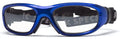 LS Rec-Specs Maxx 21 Sports Goggles - Bright Blue frame/Clear Silver lenses