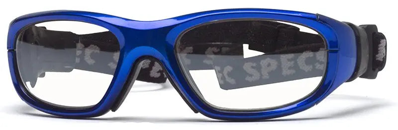 LS Rec-Specs Maxx 21 Sports Goggles - Bright Blue frame/Clear Silver lenses