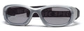 LS Rec-Specs Maxx 31 Safety Sports Goggle - Plated Silver frame/Clear Silver lenses