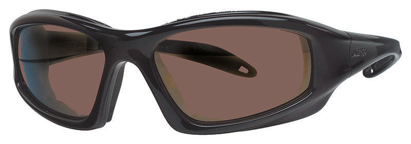 LS Rec-Specs Torque Sunglasses - Translucent Black frame/Brown lenses