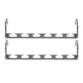 Six-Hook Metal Wardrobe Organizer & Space Saver