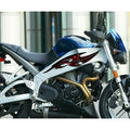 Scull Dirt Bike Full Color Vinyl Sticker Scull Sport Bike Decals Graphics - 18x60