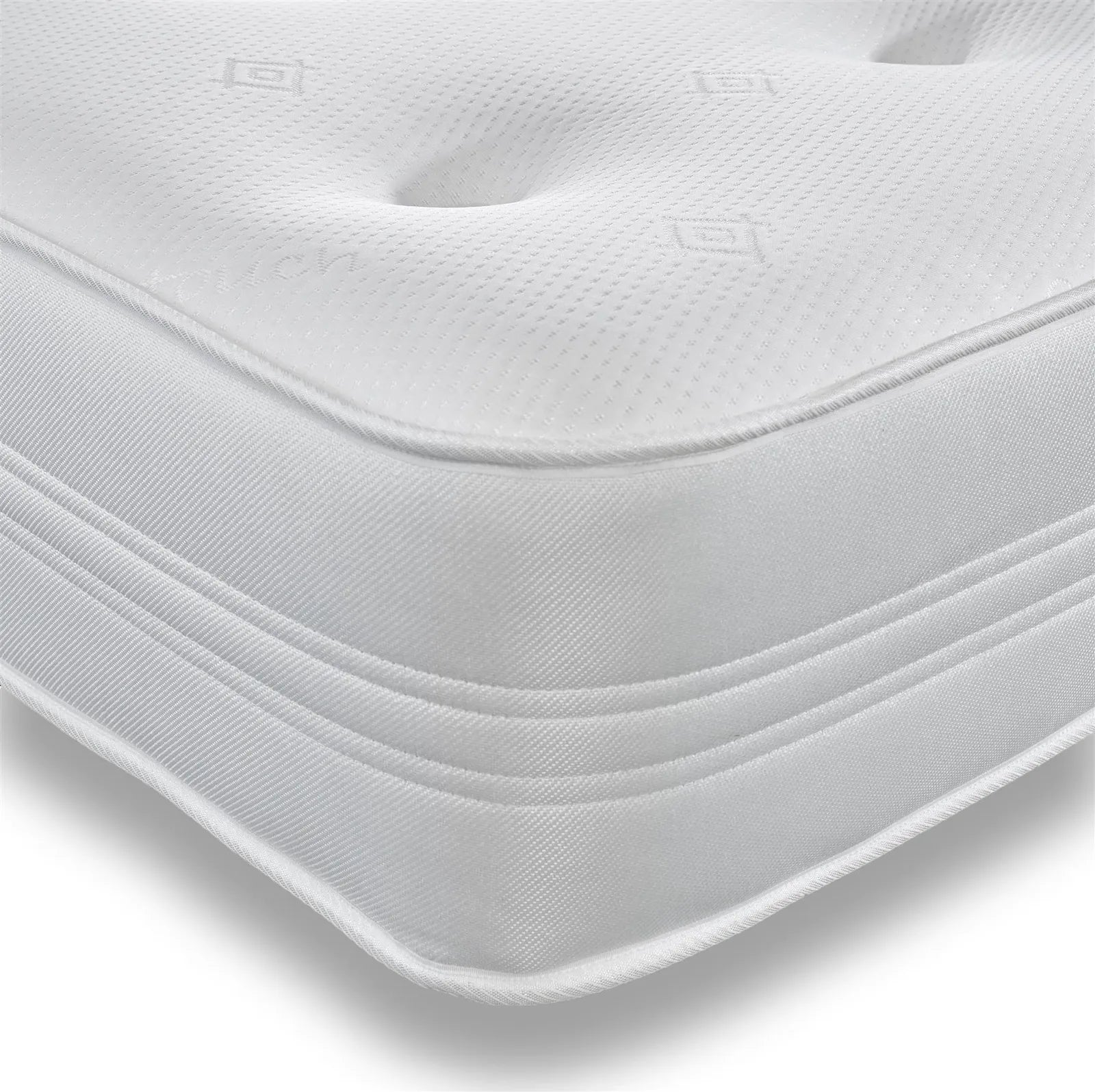 Cooltouch 9" Deep Tufted with Memory Foam and Pinna-coil Spring Mattress - Small Single (75cm by 190cm)