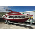 Pirate Skulls Wrap, Scull Boat Vinyl, Scull Watercraft Graphics Full Color - 10x90