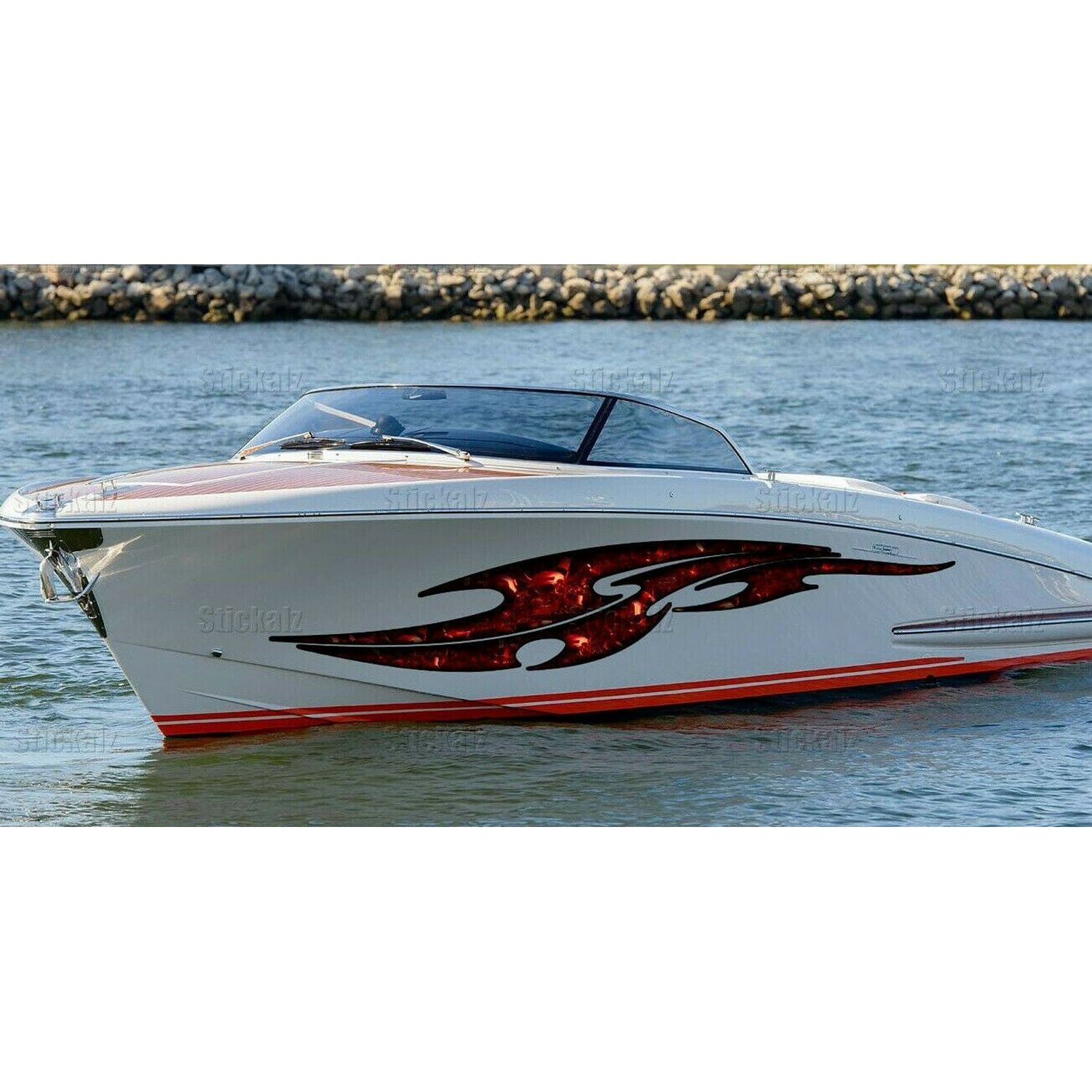 Scull Wrap, Scull Boat Vinyl, Scull Watercraft Graphics Full Color - 5x30