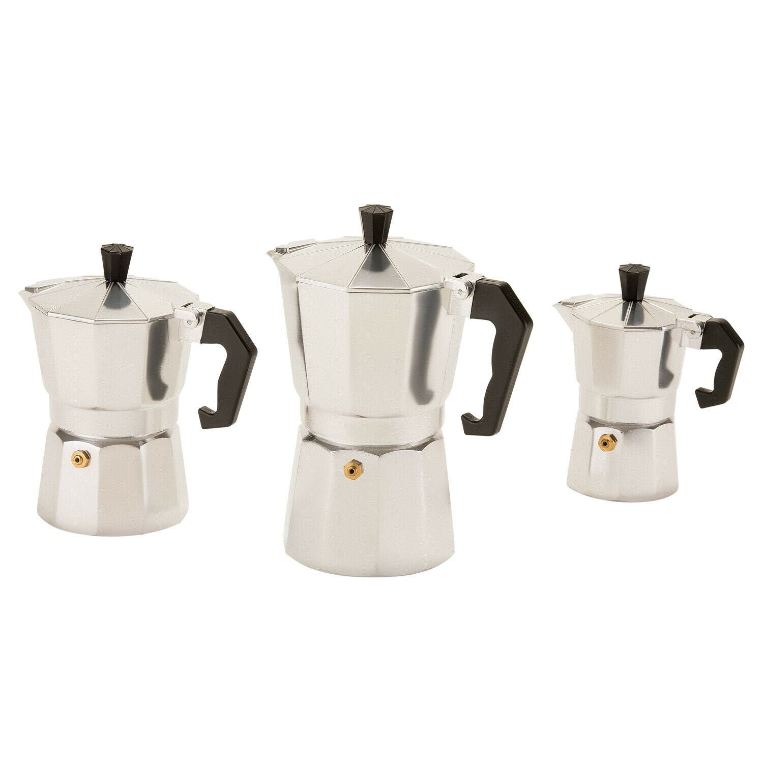 Coffee Maker Percolator Moka Pot by Royalford - 450ml (9 Cups)