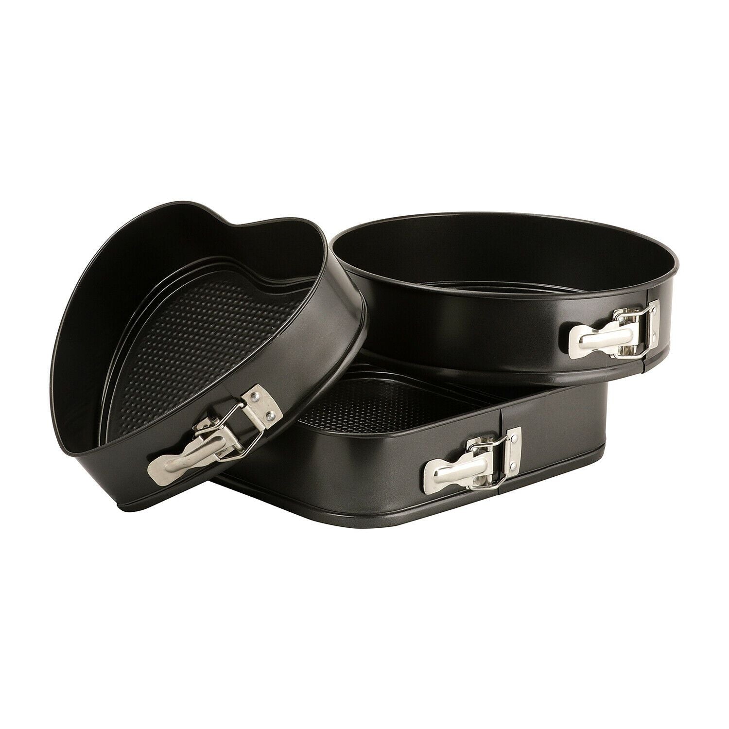 Premium Non-Stick Spring Form Cake Tins Set | Royalford