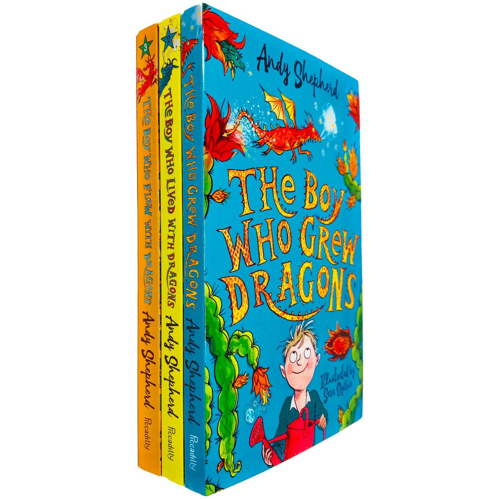The Boy Who Grew Dragons Series 3 Book Set By Andy Shepherd For Ages 7 To 12 Three Adventures For Middle Grade Readers