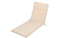 Padded Sun Lounger Cushion 178 x 60cm - Sand