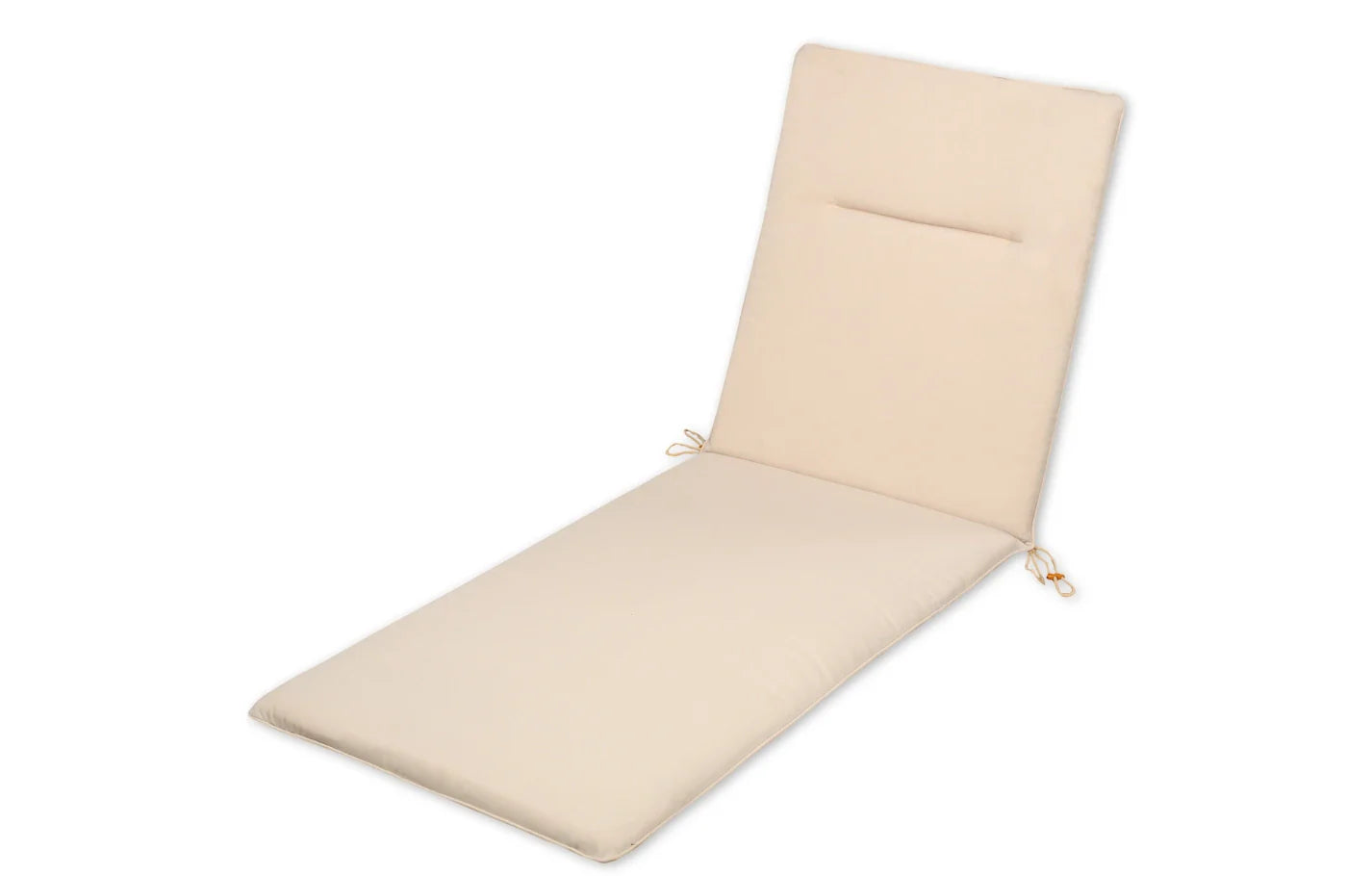 Padded Sun Lounger Cushion 178 x 60cm - Sand