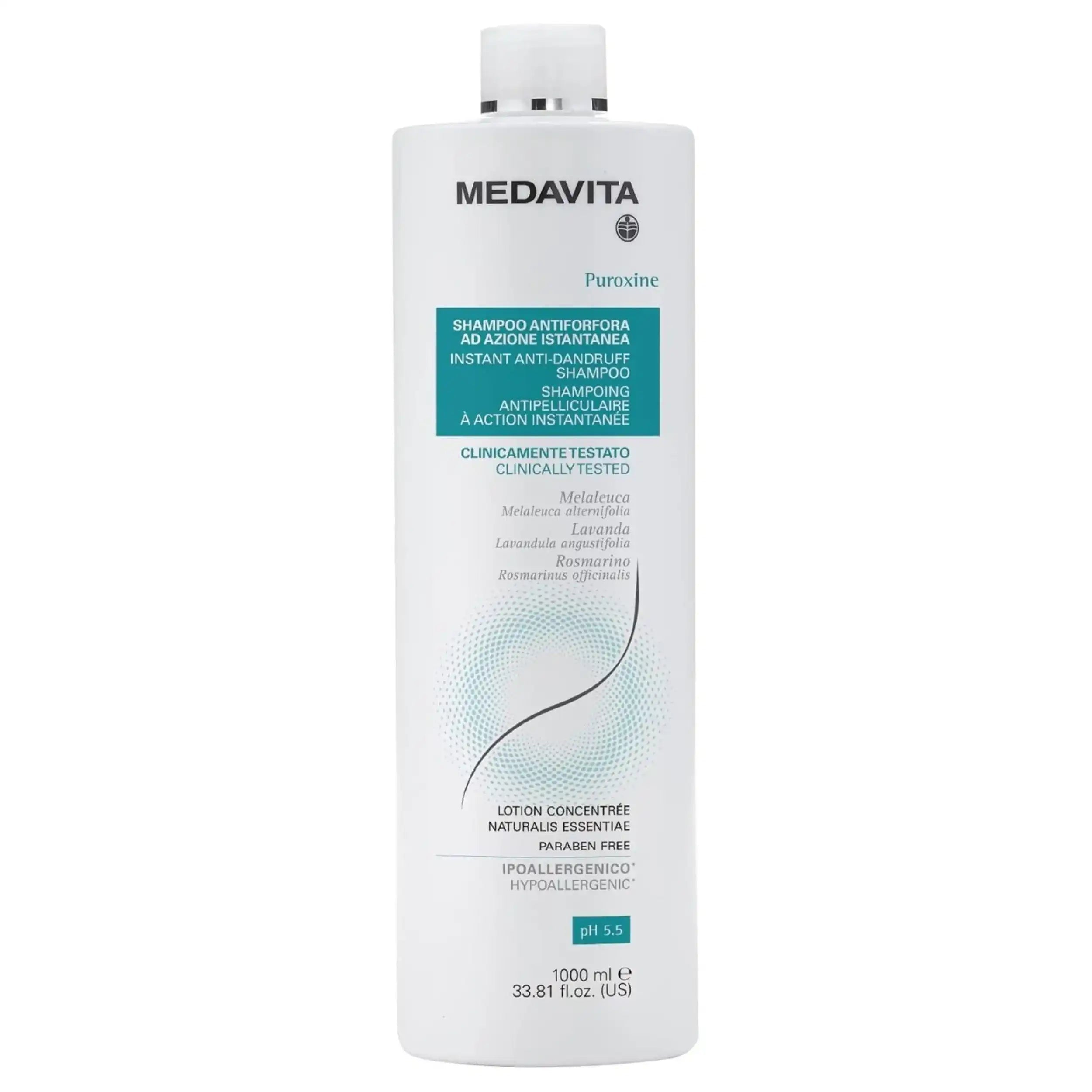 Medavita Puroxine Shampoo antiforfora ad azione istantanea 1000ml