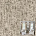 Tan Vertical Hemp Strips｜Linen curtain fabric sample｜2003-2