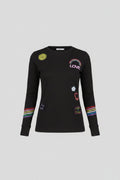 Lauren Moshi Mckinley Neon Signs Thermal Top - XL / Black